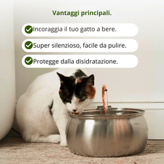 AquaFlow™ 1.0 – Mantieni il tuo gatto in buona salute e ben idratato (4L)