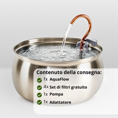 AquaFlow™ 1.0 – Mantieni il tuo gatto in buona salute e ben idratato (4L)